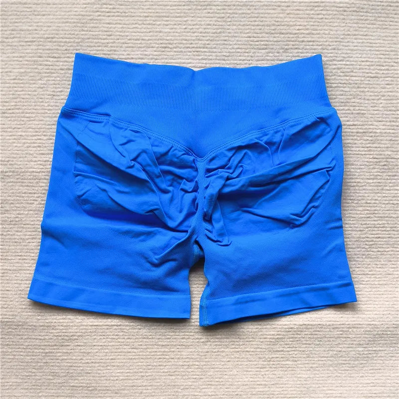 Gym Impact Running Shorts Scrunch Butt Shorts Women Biker Cycling Shorts Seamless Leggings Sexy Athletic Yoga Shorts