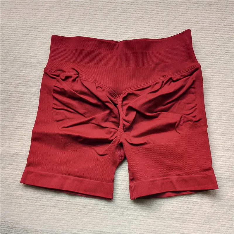 Gym Impact Running Shorts Scrunch Butt Shorts Women Biker Cycling Shorts Seamless Leggings Sexy Athletic Yoga Shorts