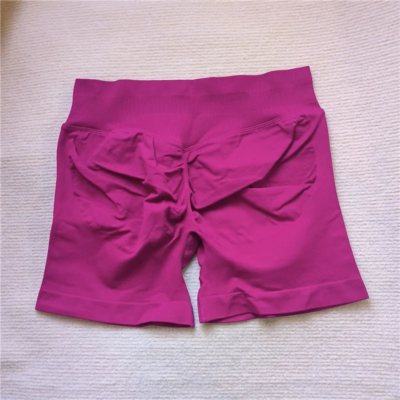 Gym Impact Running Shorts Scrunch Butt Shorts Women Biker Cycling Shorts Seamless Leggings Sexy Athletic Yoga Shorts