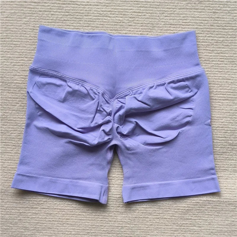 Gym Impact Running Shorts Scrunch Butt Shorts Women Biker Cycling Shorts Seamless Leggings Sexy Athletic Yoga Shorts