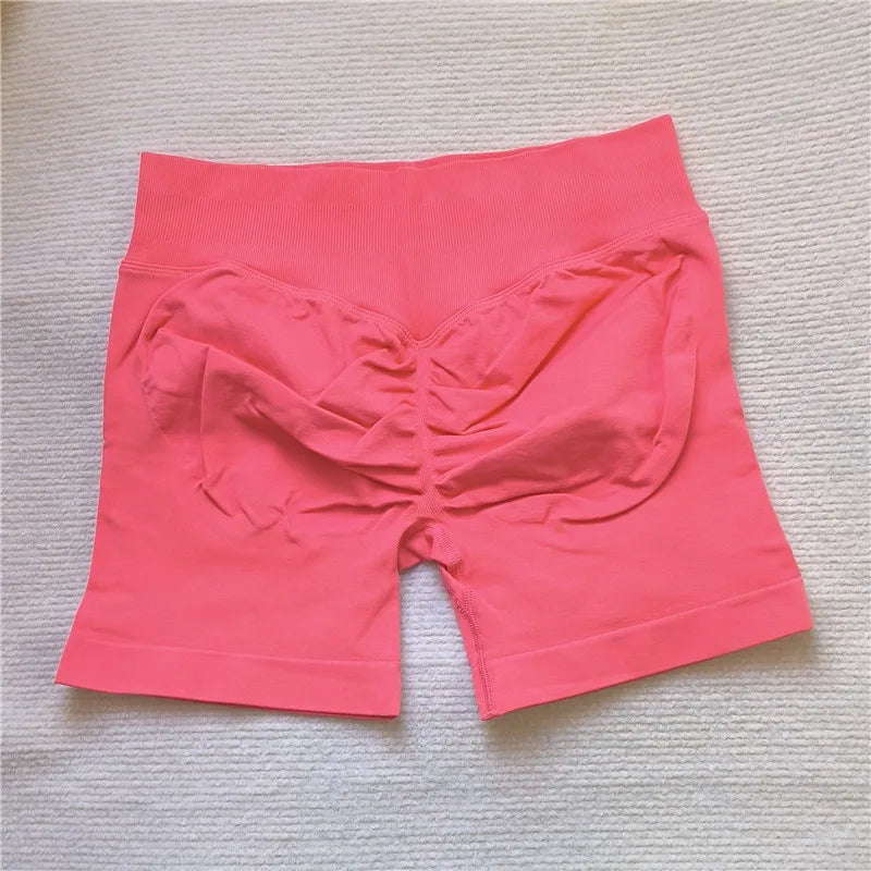 Gym Impact Running Shorts Scrunch Butt Shorts Women Biker Cycling Shorts Seamless Leggings Sexy Athletic Yoga Shorts